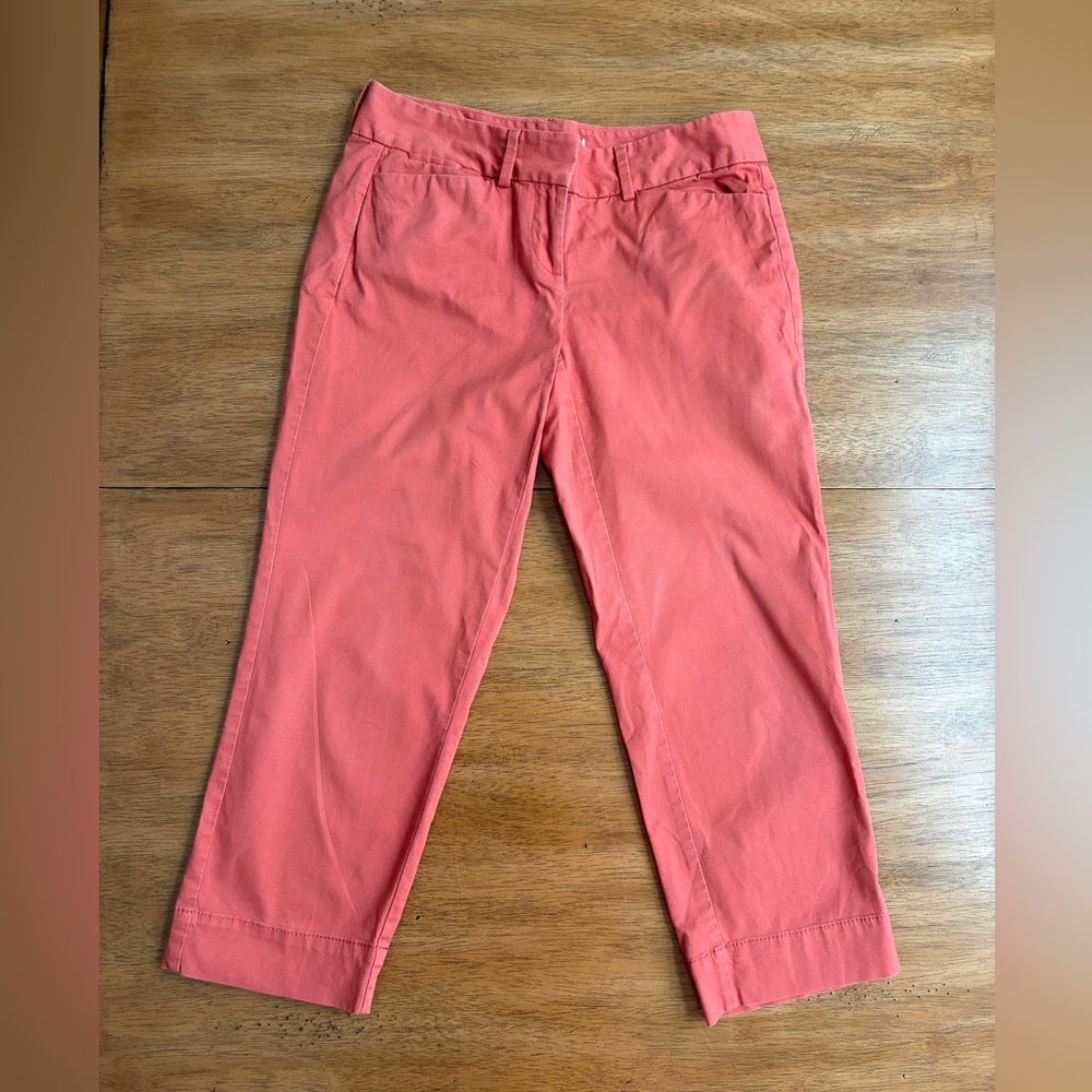LOFT Coral Capris for Women